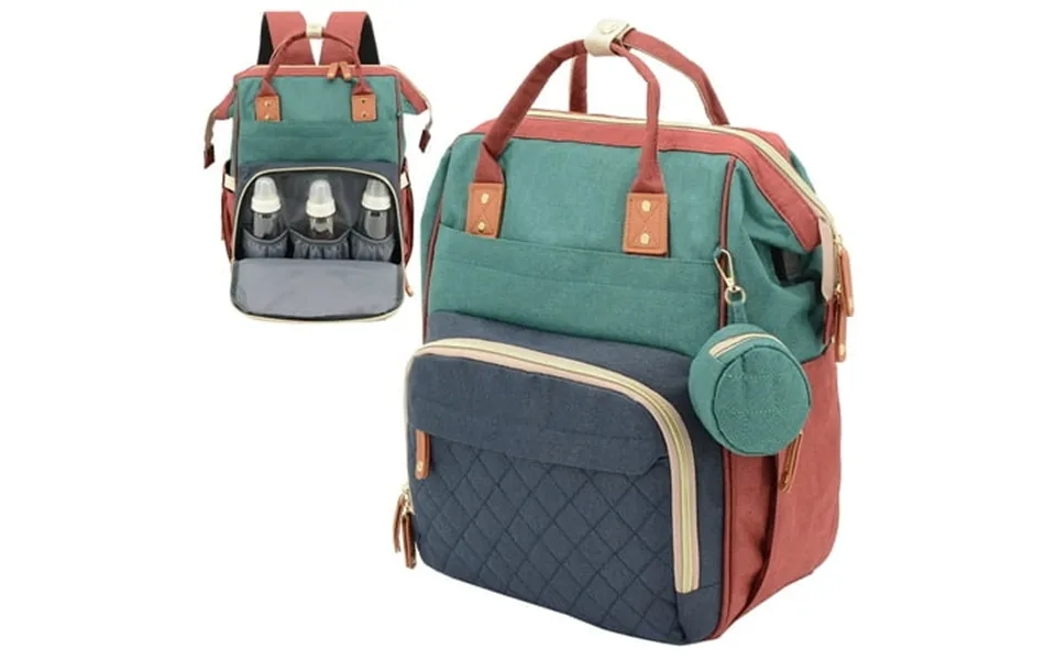 Baby Diaper Bag Backpack Diaper Bag For Dad Mom With Pad Insulated Milk Bottle Pockets Pacifier Case Large Diaper Bag Fo