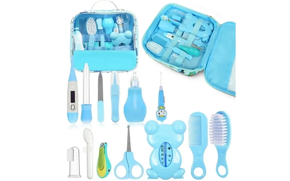 Baby Grooming Kit Busatia 13 In 1 Infant Safety Care Set With Hair Brush Comb Nail Clipper Nasal Aspirator Baby Essentia
