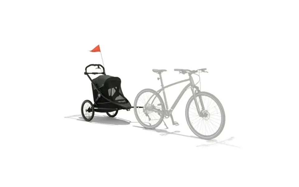Baby Jogger City Prix Jogger X Bike Trailer X Shield Bundle Ambition Black