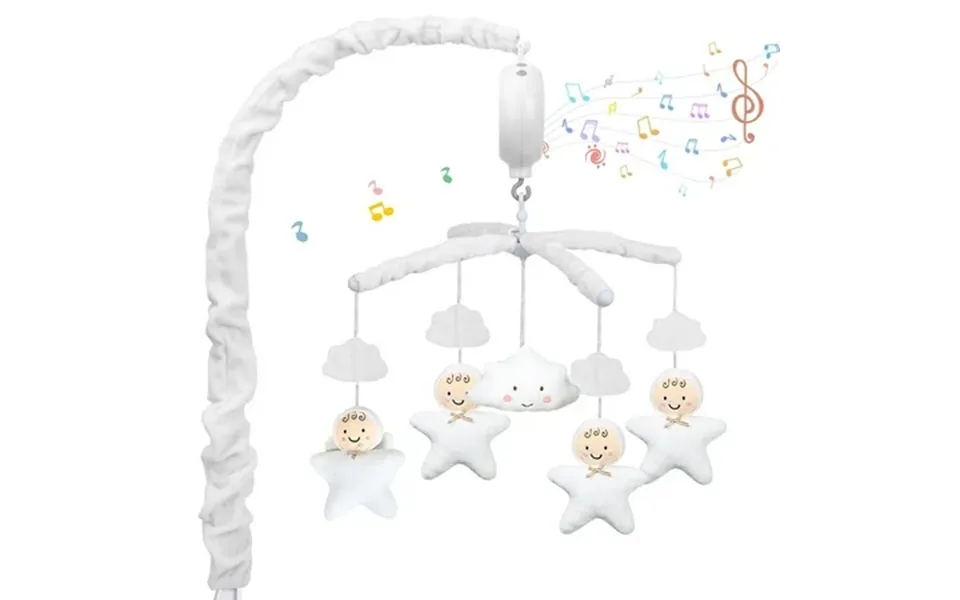 Baby Mobile For Crib With Music Night Lights Rotation Projection Remote Control Babies Crib Toys