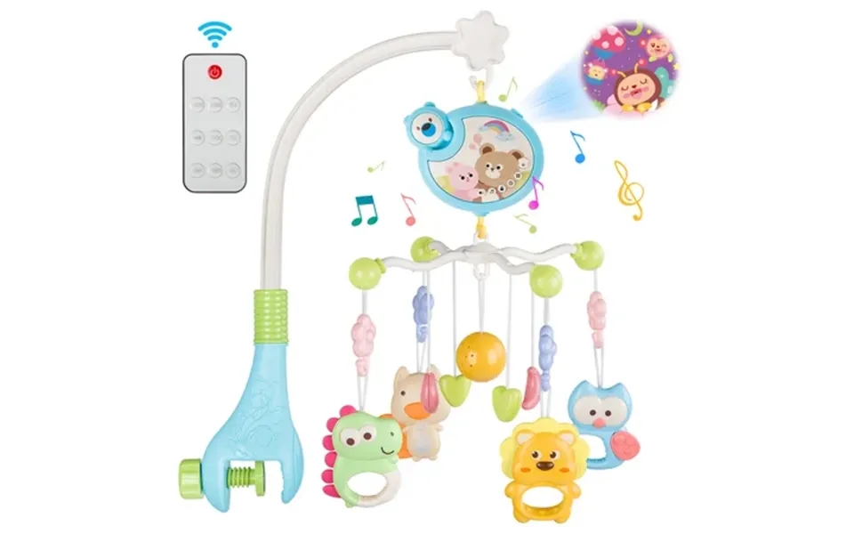 Baby Mobile Toys Music Mobile Hanging Toys Hanging Rotating Rattles With Light