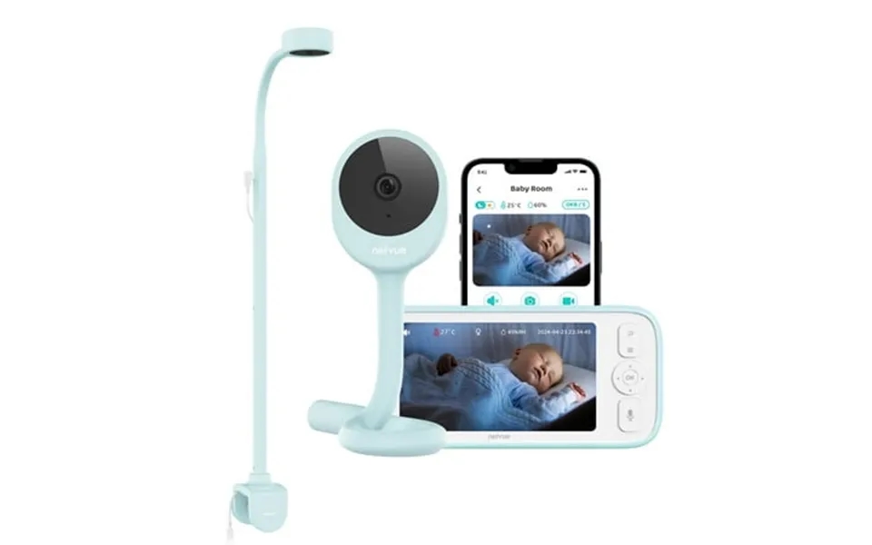 Baby Monitor With Camera And Audio Netvue Baby Sleep Monitor With 1080p Hd 5 Display Two-way Audio Baby Camera