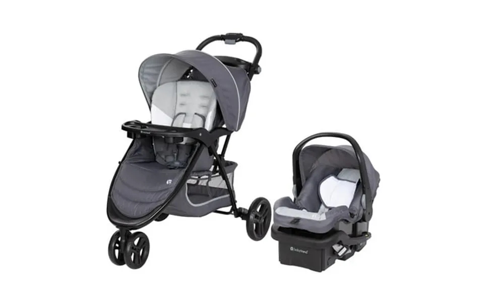 Baby Trend Ez Ride Travel System With Ez-lift Infant Car Seat Dash Grey