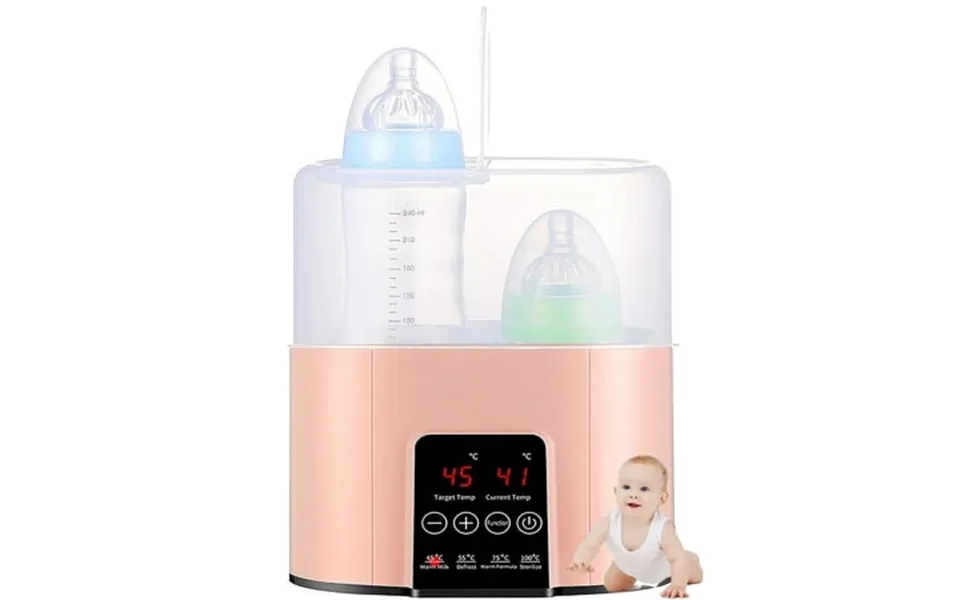 Babyltrl Baby Bottle Warmer Portable Fast Milk Warmer With Smart Temp Control Double Food Heater For Breastmilk & Formul