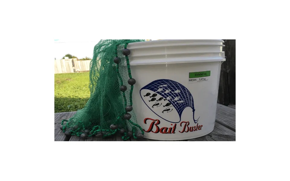 Bait Buster Minnow Cast Nets 1 4 Sq. Mesh Cbtbbm 10 Green