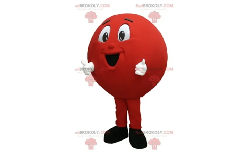Balloon Bowling Ball Big Red Ball Mascot