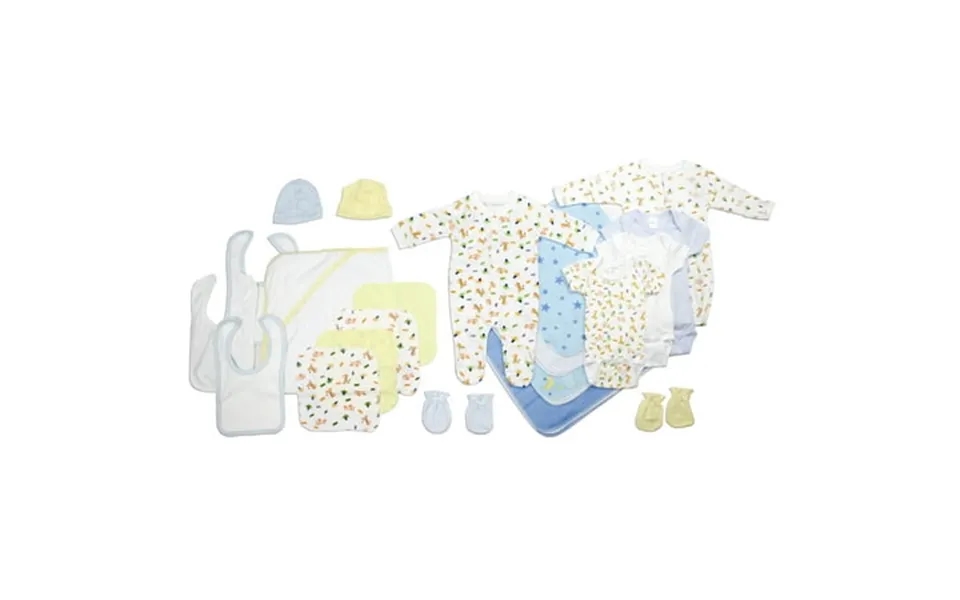 Bambini Newborn Baby Boy 21 Pc Layette Baby Shower Gift Set