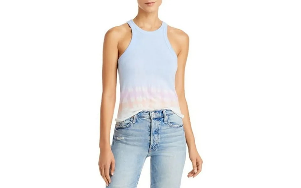 Bandier Wsly Hydrangea Blue Lilac Horizon Rivington Weekend Tank Top Us 2xl