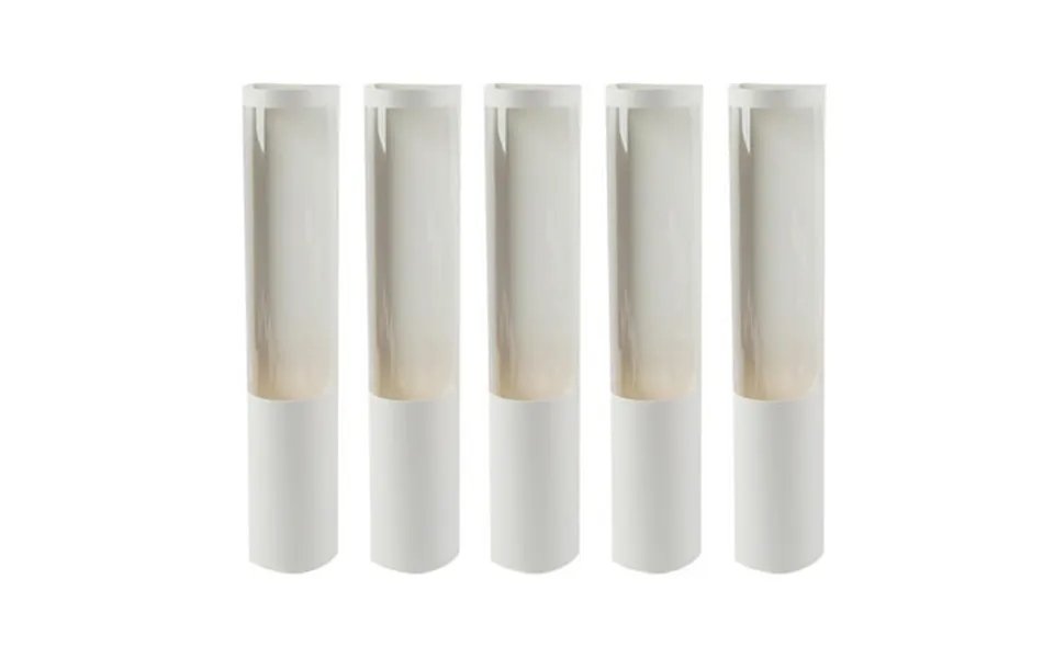Baoblaze 5 Pieces Bouquet Gift Box Diy Cylinder Flower Arrangements Box For Birthday Gift White