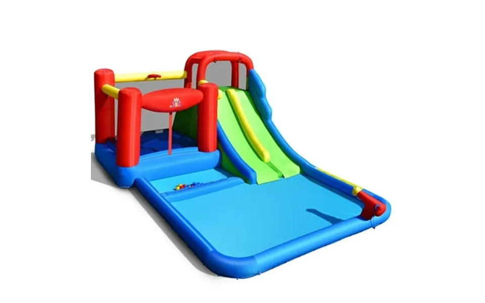 Barara King Bounce House Inflatable Bounce Castle Jumping Castle Inflatable Water Slide With Ocean Balls For Kids Withou