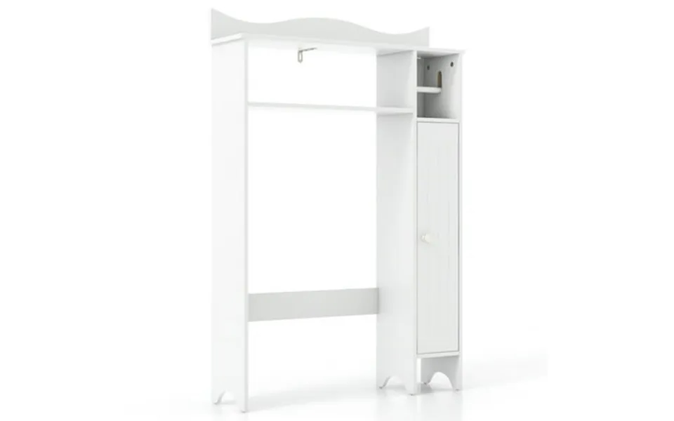 Barara King Toilet Storage Rack Bathroom Bathroom Shelf Wood Over The Toilet Bathroom Space Saver With Paper Holder And