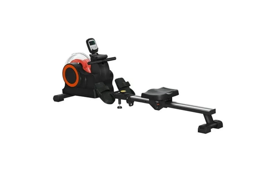 Barara King Water Rowing Machine For Home Foldable Rower Machine With Adjustable Resistance Wheels Lcd Monitor And Table