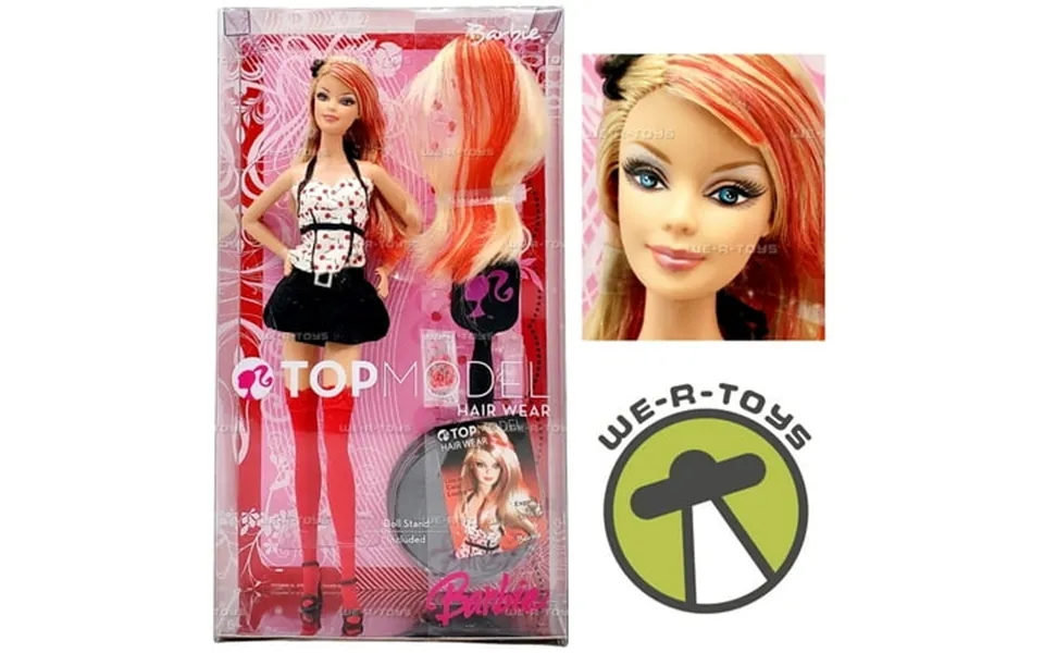 Barbie Top Model Hair Wear Doll 2007 Mattel M5794