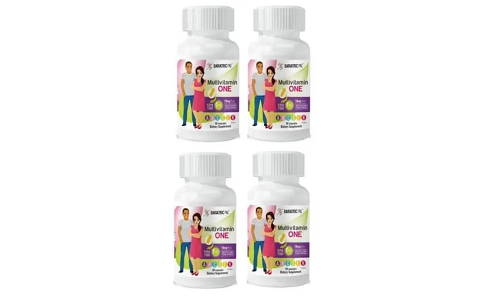 Bariatricpal Multivitamin One 1 Per Day Bariatric Multivitamin Capsule With 18mg Iron Size 12-month Supply