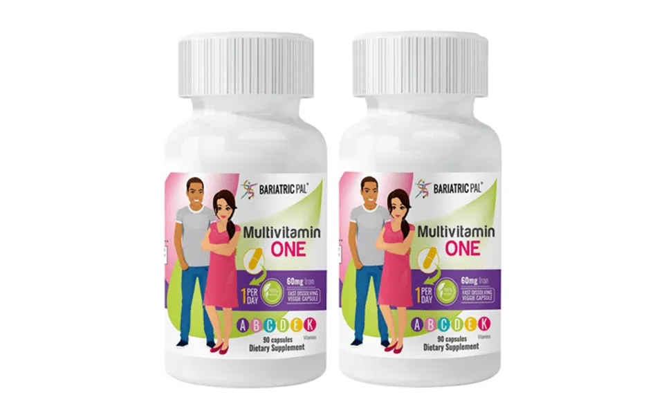 Bariatricpal Multivitamin One 1 Per Day Bariatric Multivitamin Capsule With 60mg Iron New Size 6-month Supply