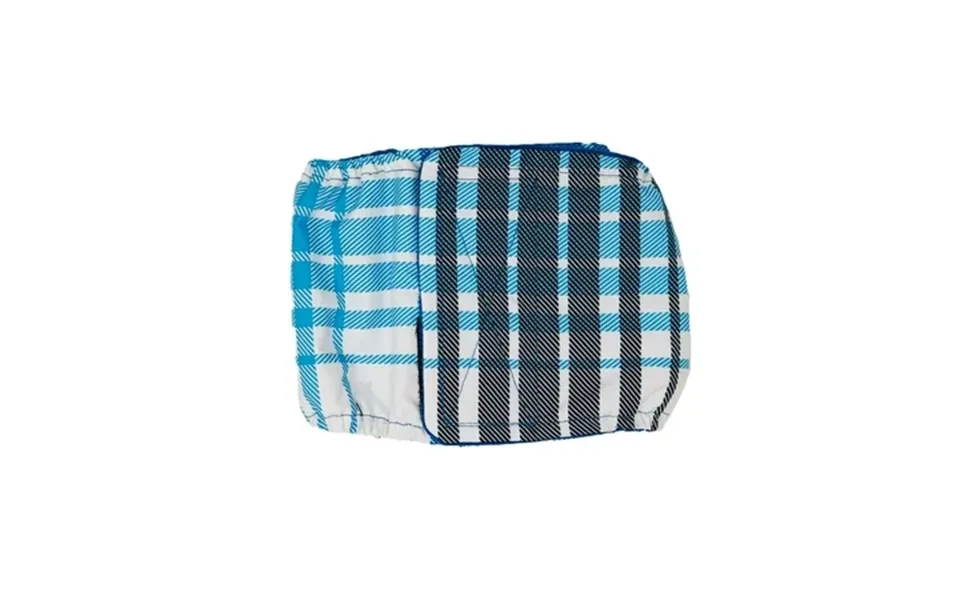 Barkertime Blue Plaid Premium Waterproof Washable Dog Belly Band Male Wrap - Made In Usa
