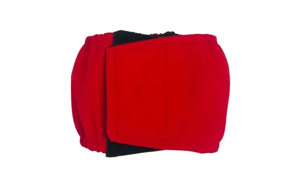 Barkertime Cherry Red Washable Dog Belly Band Male Wrap - Made In Usa