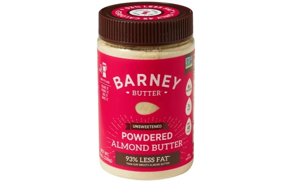 Barney Butter Unsweetened Powdered Almond Butter 8oz Pack Of 6