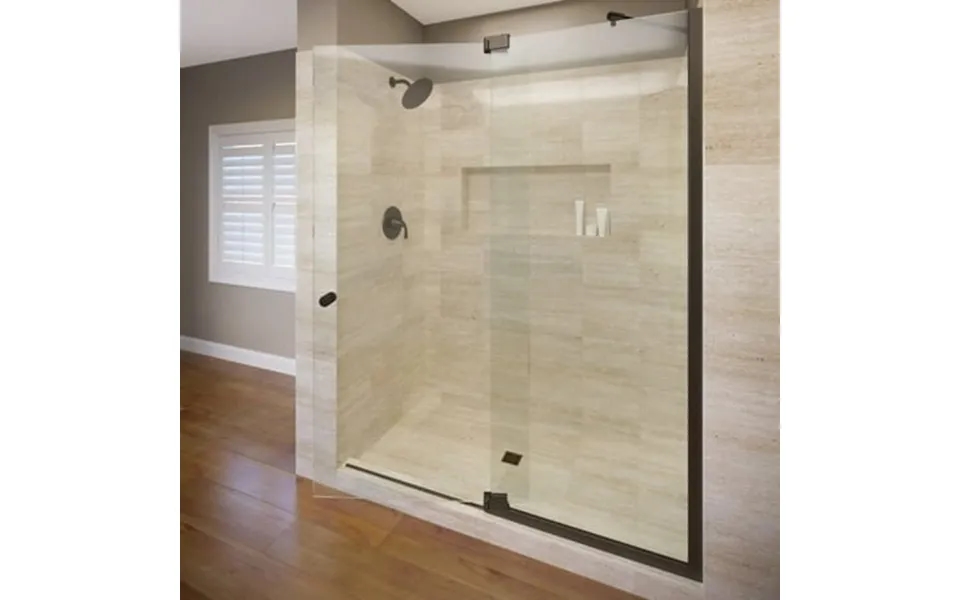 Basco Cana-935-54xp Cantour 76 High X 54 Wide Pivot Frameless Shower Door - Bronze