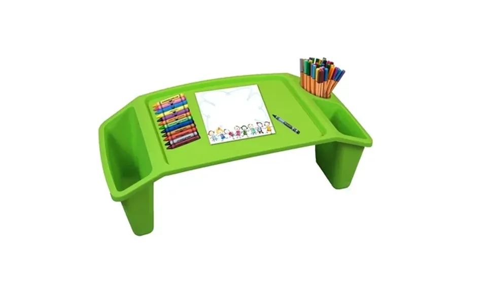 Basicwise Kids Lap Desks 23 X 12 Green 12 Count