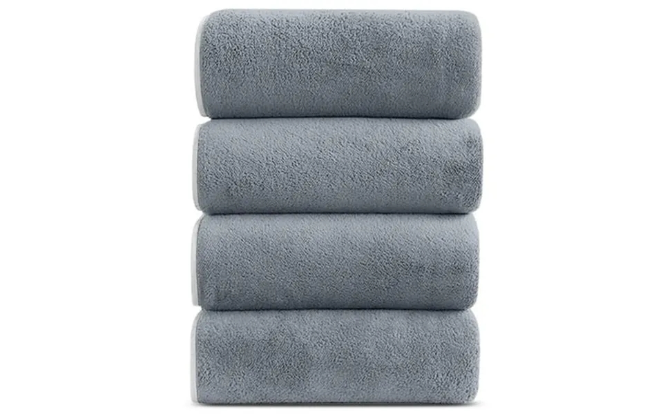 Bath Towels Pack Of 4 Larger & Light Bath Towels 28 X 55 Inches 100% Microfiber Super Soft And Highly Absorbent Bath She