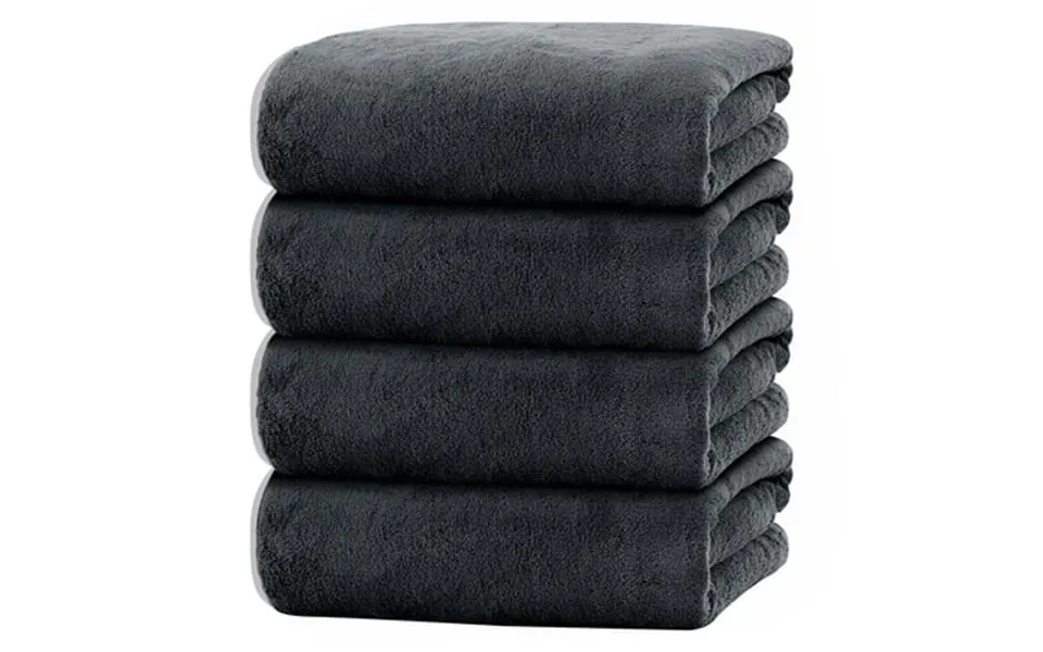 Bath Towels Set Of 4 Large 28 X 55 Bath Towels Highly Absorbent & Quick Dry 100% Microfiber Bath Sheets Soft Towels For