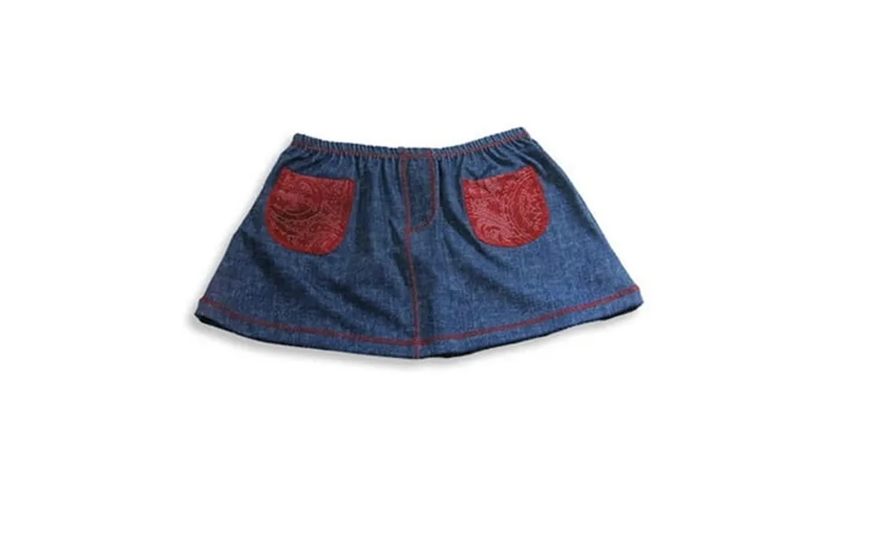 Bathing Babes By Rubbies - Girls Undercover Skirt 14444-fitssizes4 6x Blue Denim