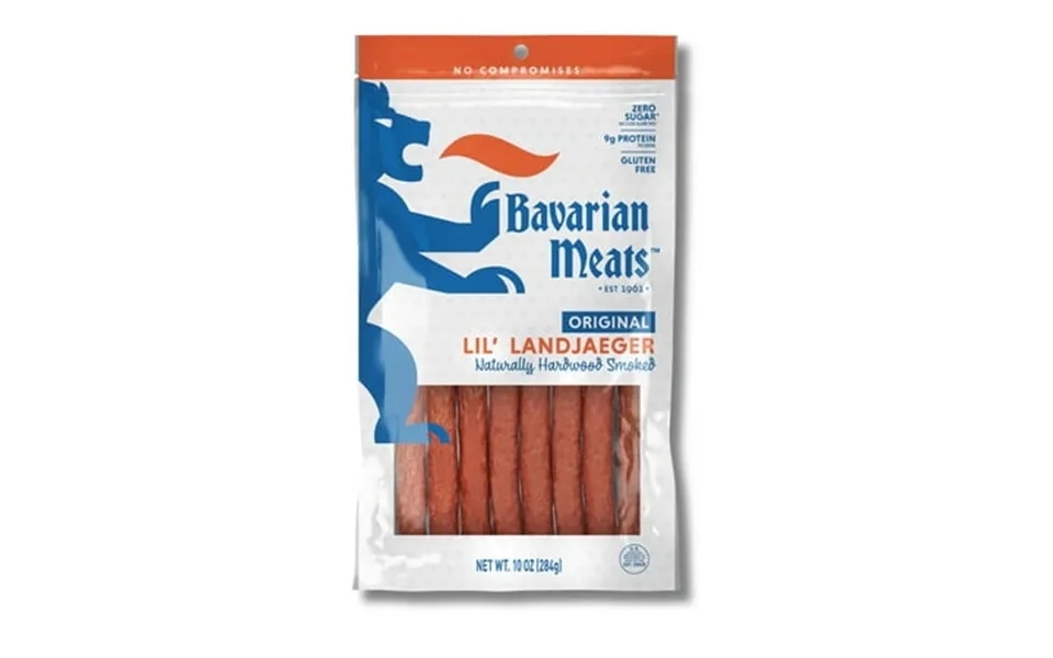 Bavarian Meats Lil Landjaegers Meat Sticks Smoked Mdh1sausage Protein Snacks Zero Sugar Great Source Of Protein Gluten F