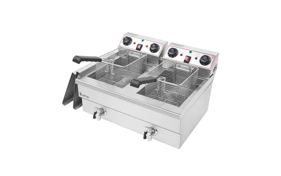 Baytocare 24.9qt Electric Deep Fryer Commercial Restaurant Fry Basket