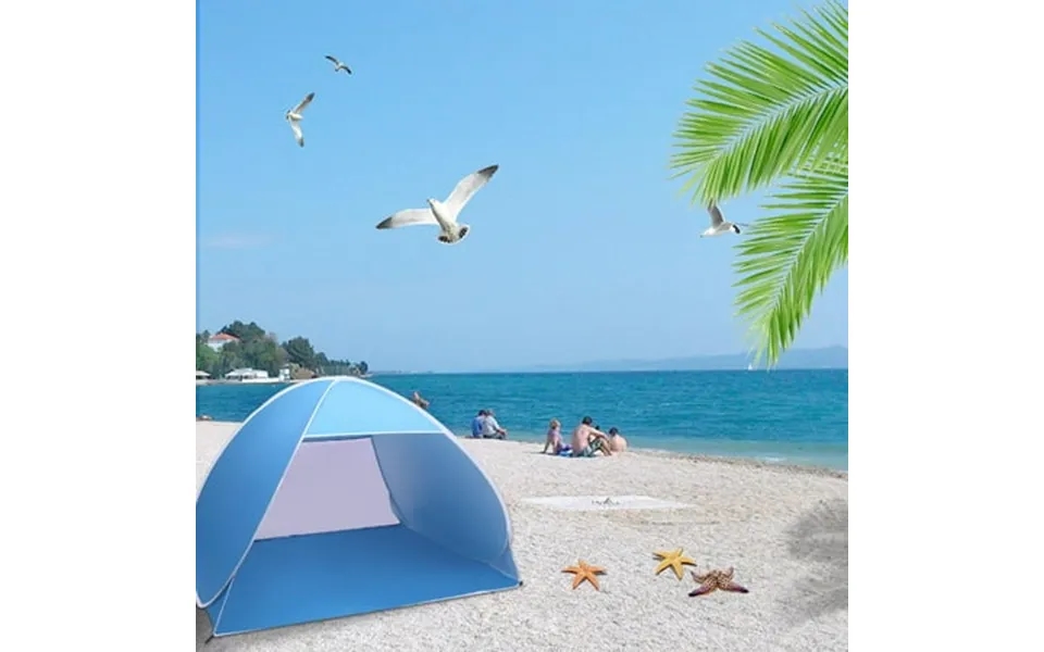 Baytocare Pop Up Beach Tent Sun Shelter Tent For 2 Person Blue
