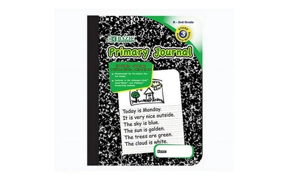 Bazic 100 Ct. Primary Journal Marble Composition Book Case Of 48