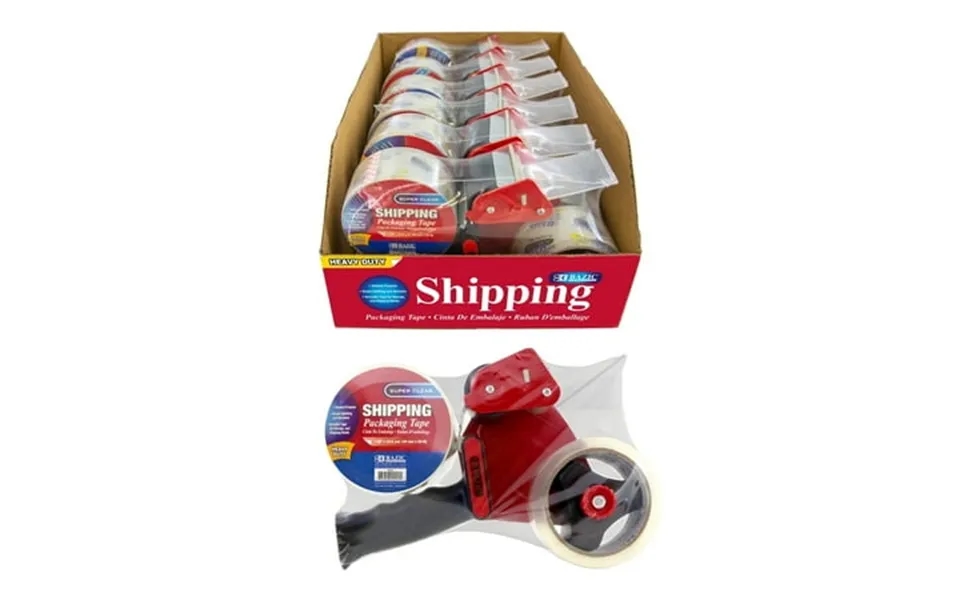 Bazic Heavy Duty Tape Dispenser Gun 2 Rolls 2 X 54 1-pack