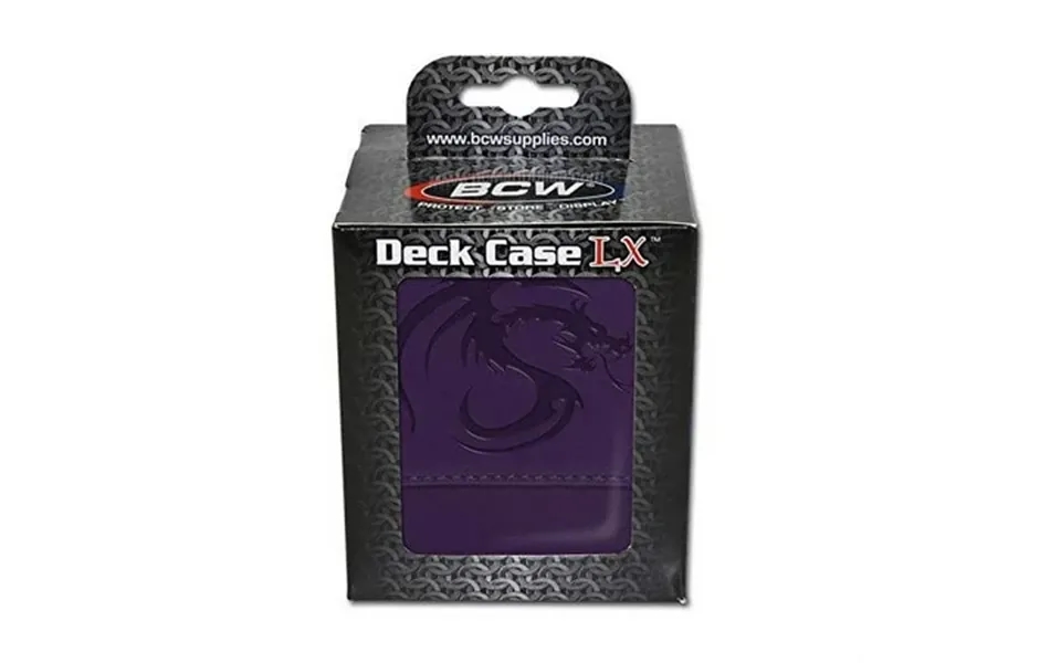 Bcw Deck Case Lx Game Purple