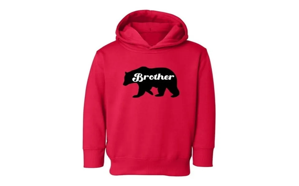 Bear Brother Lettering Hoodie Toddler -smartprints Designs 5 Toddler