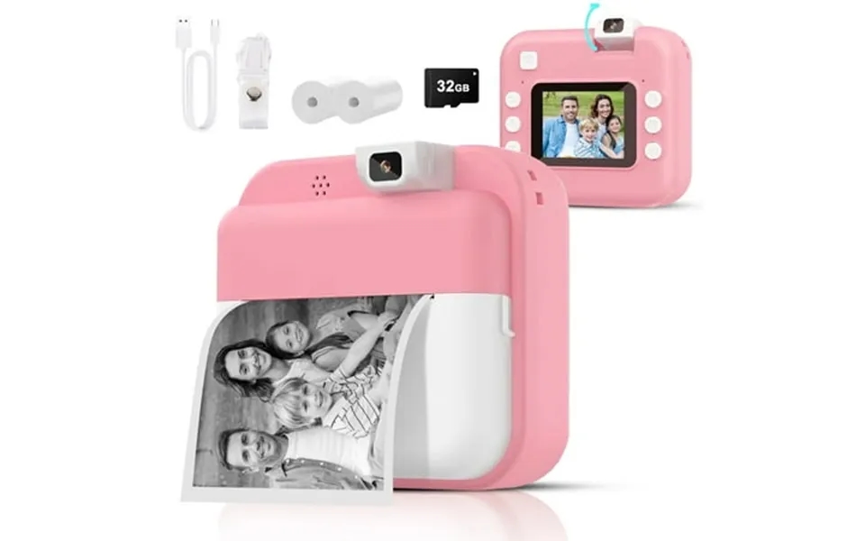 Bebang Kids Camera Instant Front Rear Dual Selfie Kids Camera With 1080p Videos Holiday Birthday Gifts For Kids