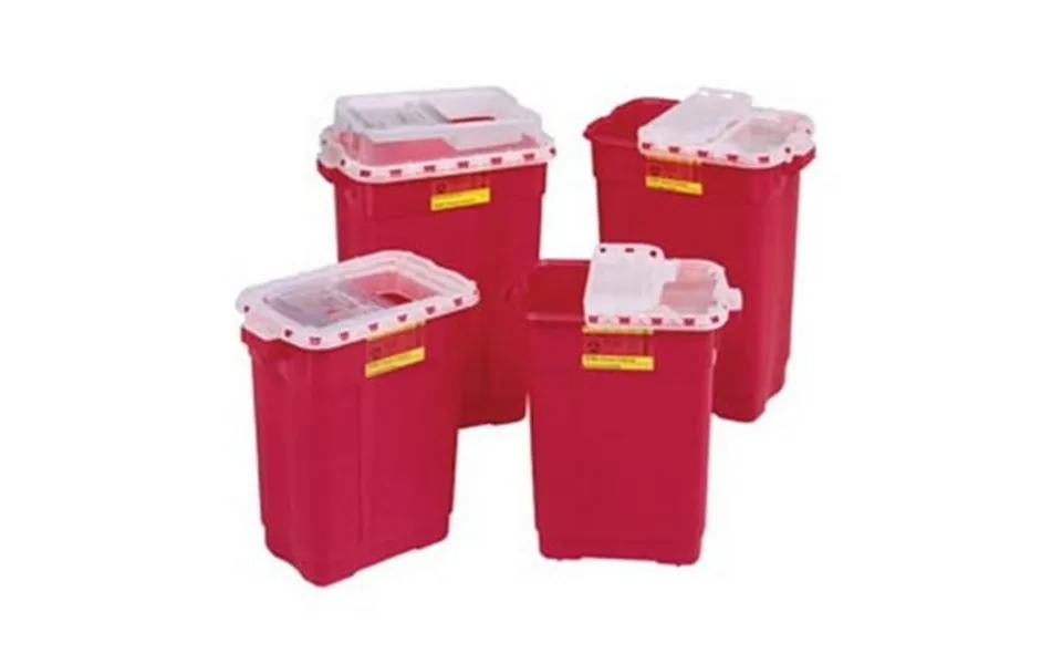 Becton Dickinson Sharps Container - 19 Gal Red Clear To Each