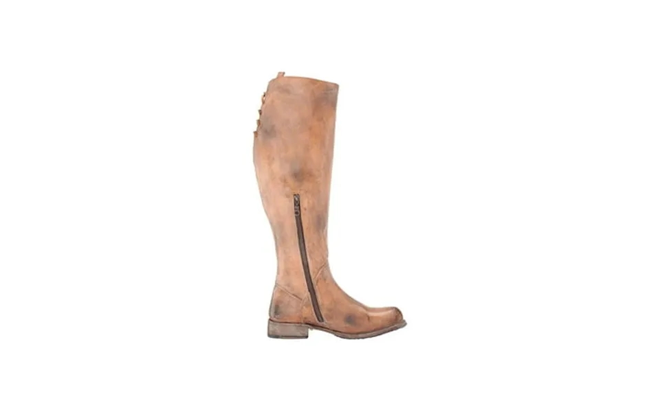 Bed Stu Women S Manchester Wide Calf Tall Boot Round Toe Tan 8 M