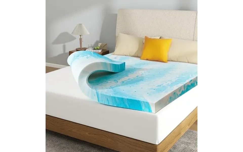 Beddle Memory Foam Mattress Topper 4 Inches Full Size Mattress Pad Pressure Relief For Back Pain