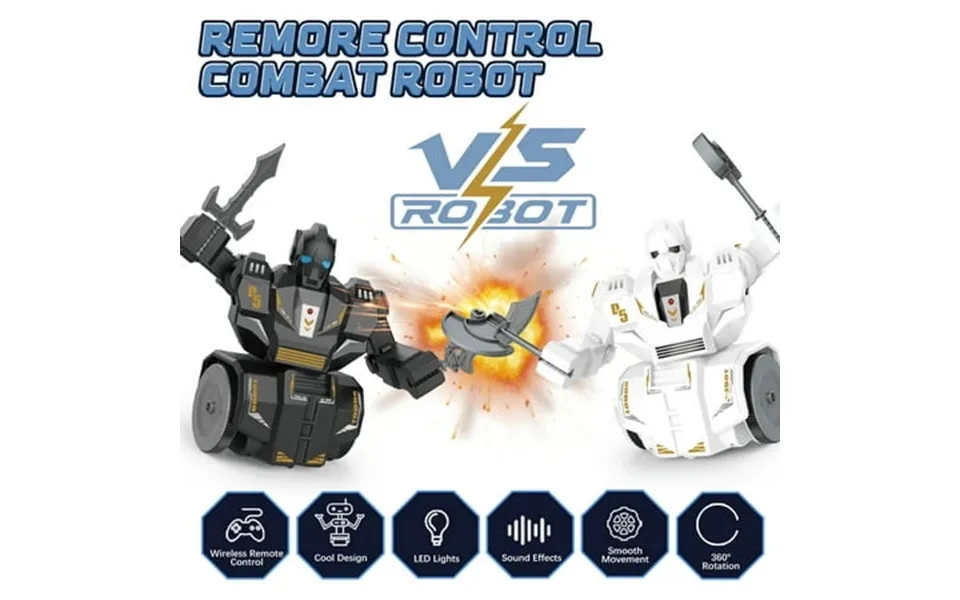 Beeprincess Remote Control Robot Combat Set 2-player Remote Control Battle Robots Toys For Kids & Family & Parent-child