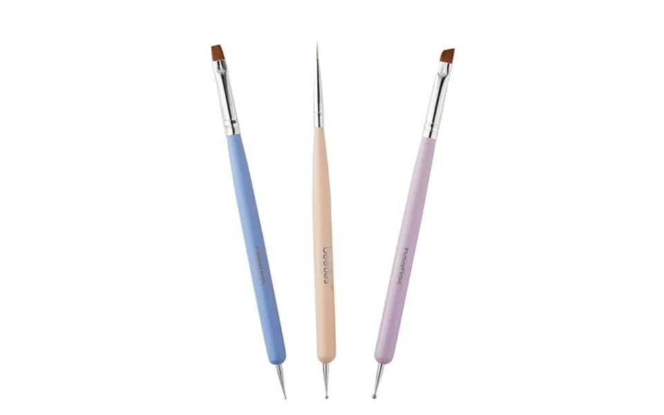 Beetles Nail Art Brushes 3pcs Set Gel Polish Nail Art Design Pen Painting Tools With Nail Extension Gel Brush Nail Art L