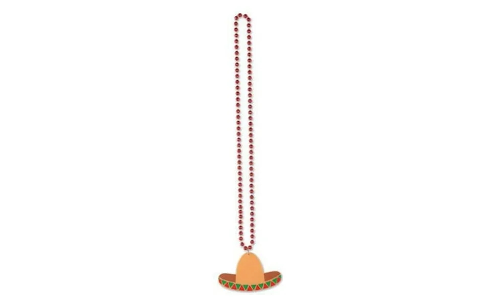 Beistle 53603 Beads With Sombrero Medallion