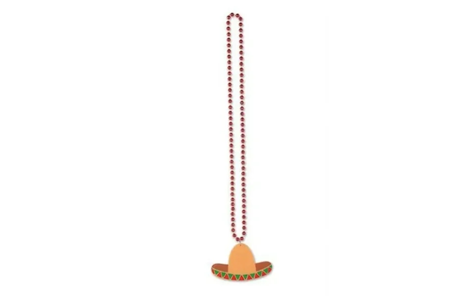 Beistle 53603 Beads With Sombrero Medallion