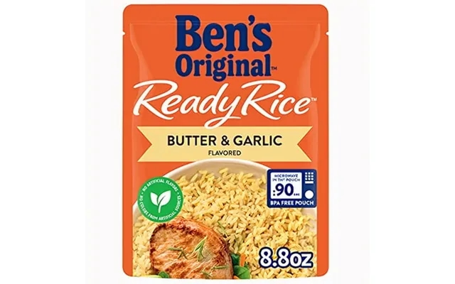 Ben S Original Ready Rice Butter And Garlic Flavored Rice Easy Dinner Side Pack Of 32 product image