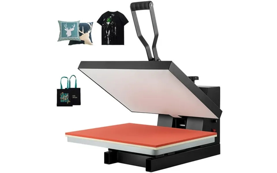 Bentism Heat Press Machine 16 X 24 Clamshell Sublimation Transfer Printer Teflon Coated 1700w Digital Precise Heat Contr