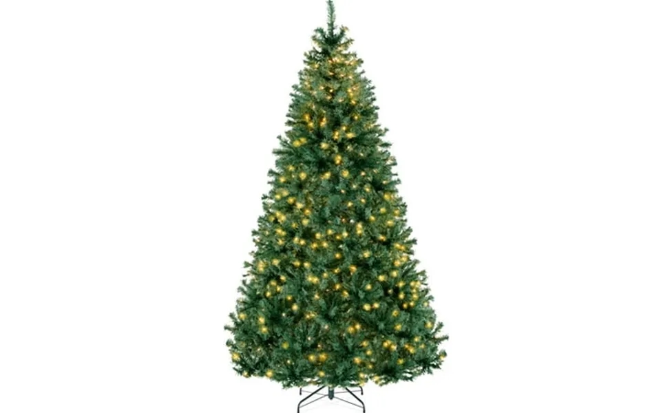 Best Choice Products 6ft Pre-lit Premium Hinged Artificial Christmas Pine Tree W 1 000 Tips 250 Lights Metal Base