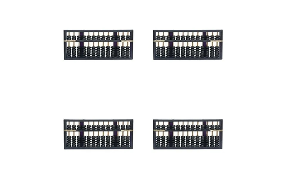 Bestsky 4pcs Abacus 13rows Wooden Abacus For Kids Math Games For Kids Ages 3-5 Style1