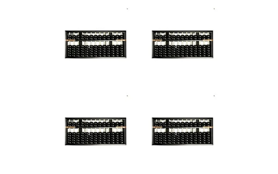 Bestsky 4pcs Abacus 13rows Wooden Educational Toys Bead Counter Style1