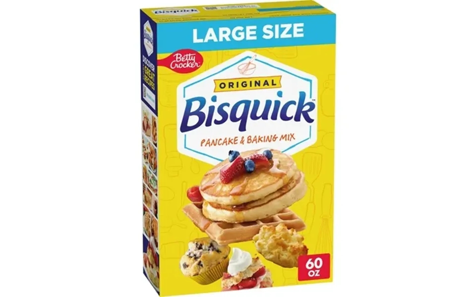 Betty Crocker Bisquick Pancake And Baking Mix Original Large Size 60 Oz