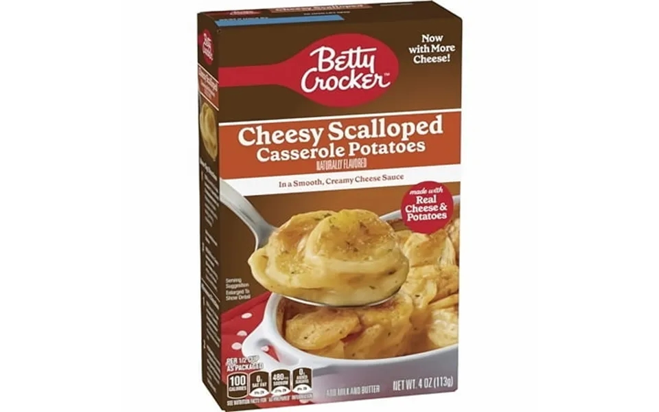 Betty Crocker Cheesy Scalloped Casserole Potatoes 4 Oz Pack Of 96