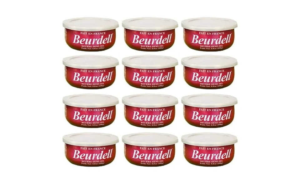 Beurdell Real Canned Butter From France Smooth Creamy High Quality Single Salted Butter Case Of 12 Cans
